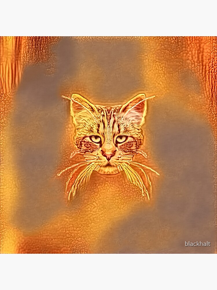 Golden Cat #Art by blackhalt