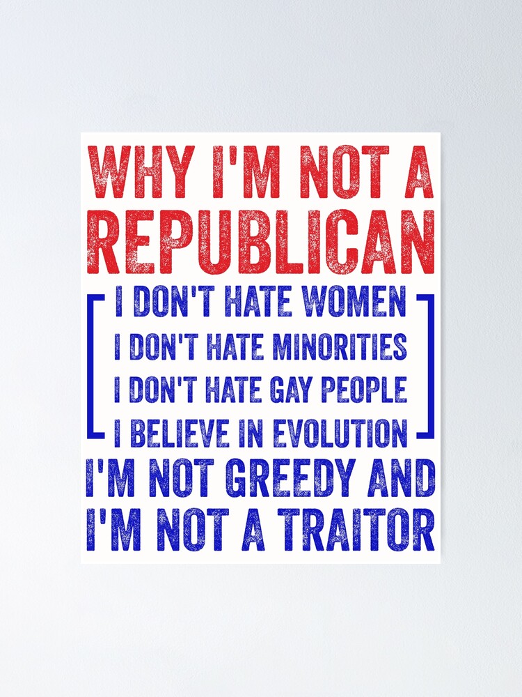 Why I'm Not A Republican I'm Not Creedy Tshirt Why I'm Not A Republican I'm Not Creedy Tshirt
