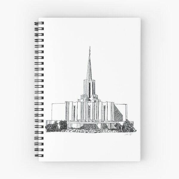 Item preview, Jordan River LDS Temple Ink Drawing designed and sold by DSC Arts.