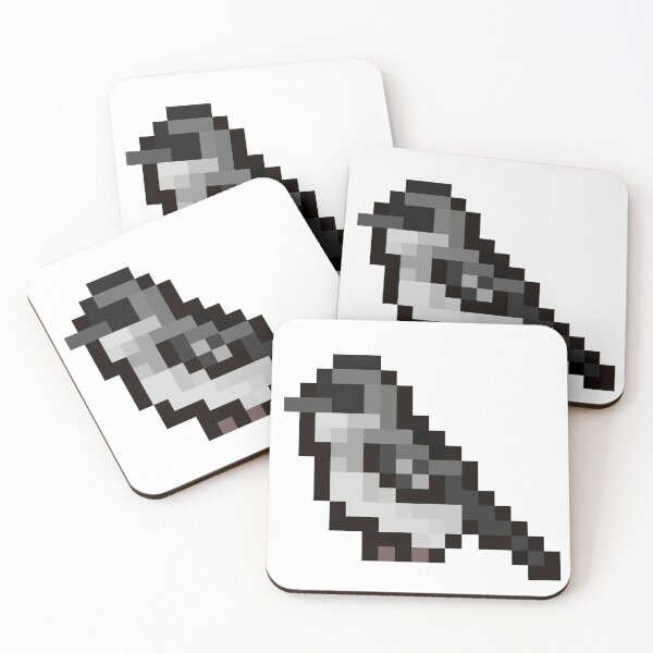 Item preview, Large Loggerhead Shrike Pixel Art designed and sold by holfinak.