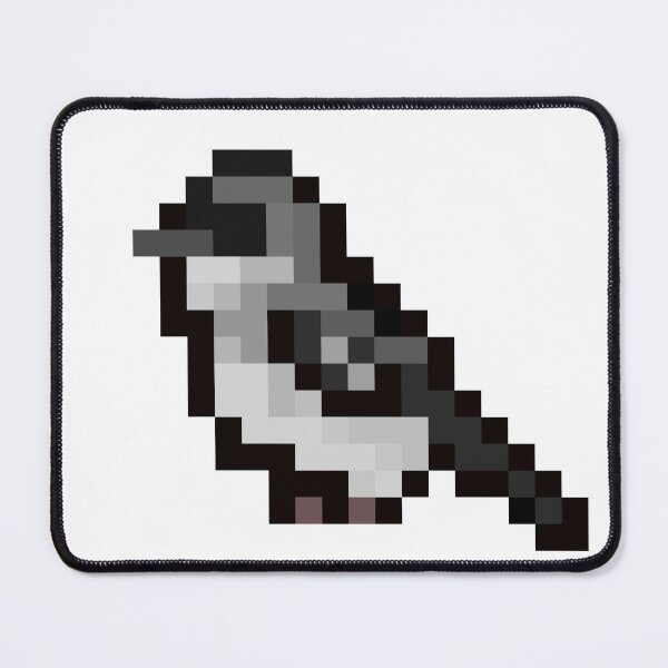 Item preview, Large Loggerhead Shrike Pixel Art designed and sold by holfinak.