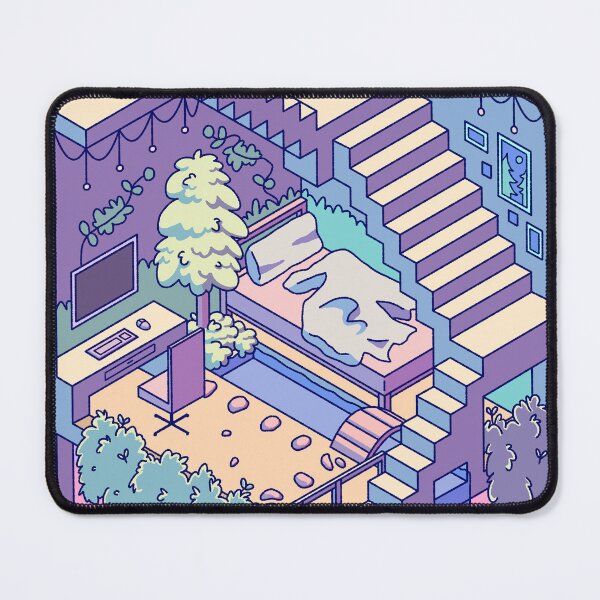 Item preview, Isometric Nature Bedroom designed and sold by AnizyArt.
