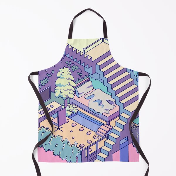 Item preview, Isometric Nature Bedroom designed and sold by AnizyArt.