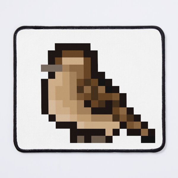 Item preview, Large Carolina Wren Pixel Art designed and sold by holfinak.
