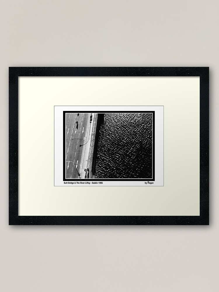 Alternate view of Butt Bridge & the River Liffey Dublin City Framed Art Print