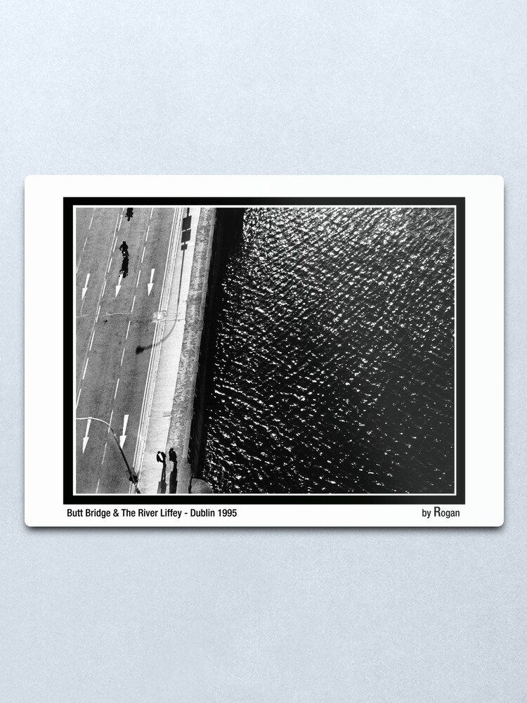 Alternate view of Butt Bridge & the River Liffey Dublin City Metal Print