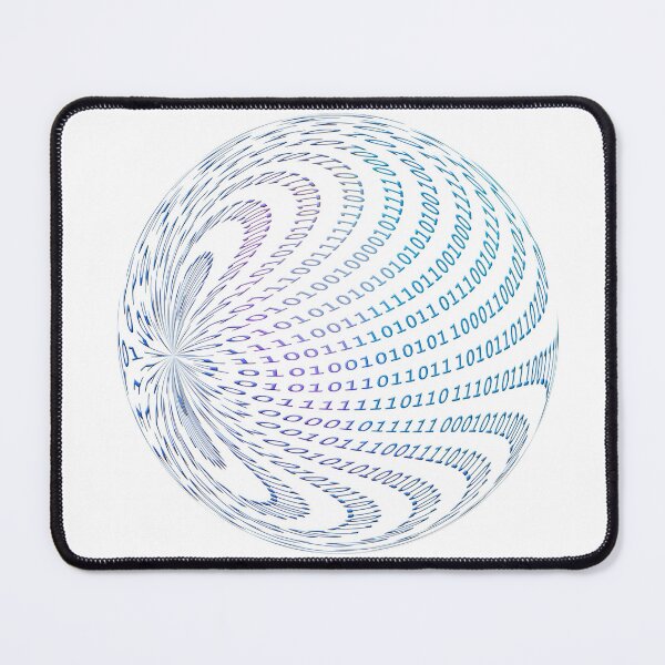 Item preview, Binary logo globe designed and sold by Delicarte.