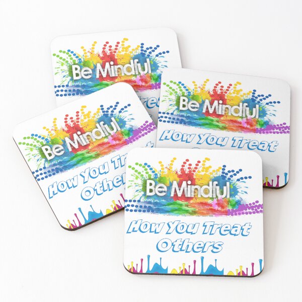 Item preview, Rainbow Color Splash Be Mindful designed and sold by Lololingyou.