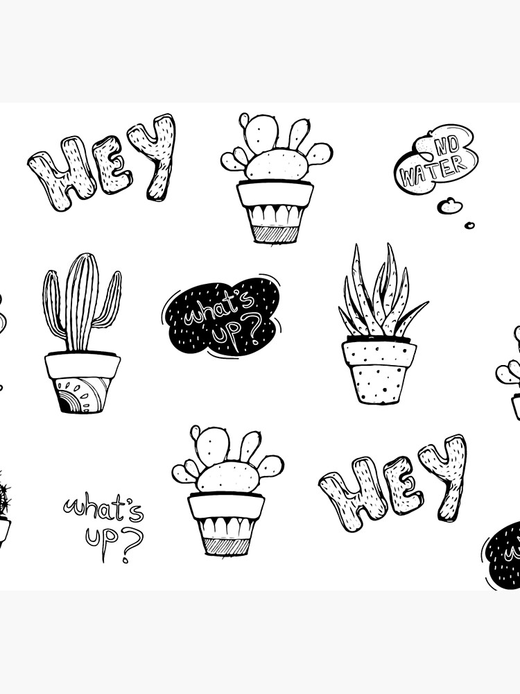 Funky Cactus Pattern by mirunasfia