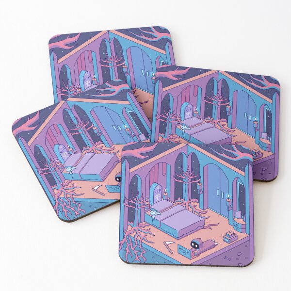 Item preview, Grim Reaper’s Isometric Bedroom designed and sold by AnizyArt.