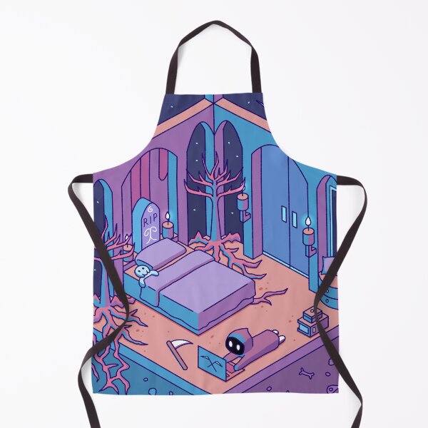 Item preview, Grim Reaper’s Isometric Bedroom designed and sold by AnizyArt.