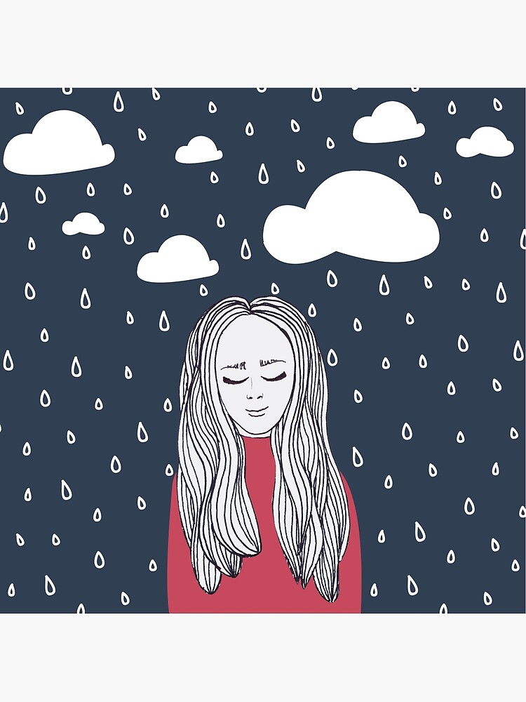 Happy girl in the rain by mirunasfia