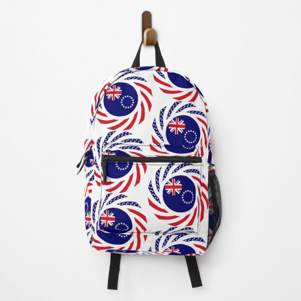 Item preview, Cook Islander American Multinational Patriot Flag Series designed and sold by Carbon-Fibre Media.