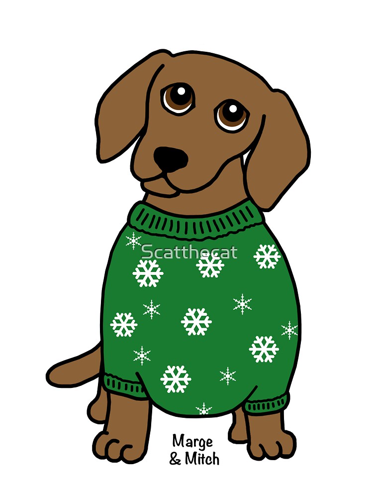 Sausage dog xmas on sale jumper