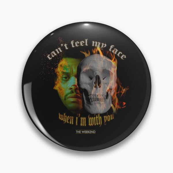 Item preview, fired skull i can't feel my face when i am with you designed and sold by mona mour.