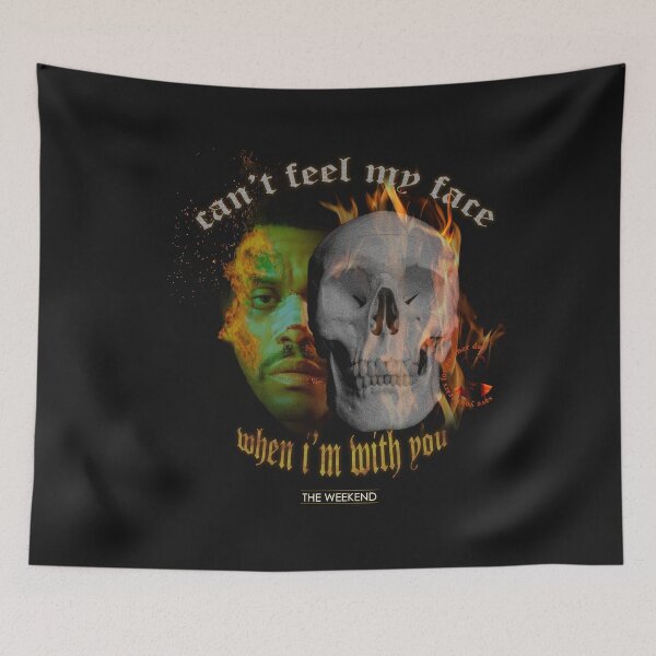 Item preview, fired skull i can't feel my face when i am with you designed and sold by mona mour.