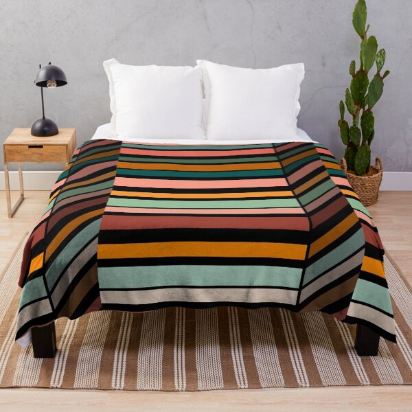 Item preview, Angled Stripes - Terra Cotta -  designed and sold by Xernition.
