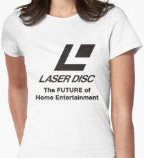 LASERDISC - THE FUTURE Women's Fitted T-Shirt