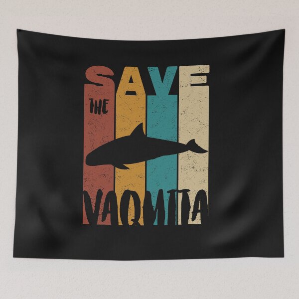 Item preview, Save The Vaquita, Retro Vintage Design, Earth Day designed and sold by PROMEN Creativity.