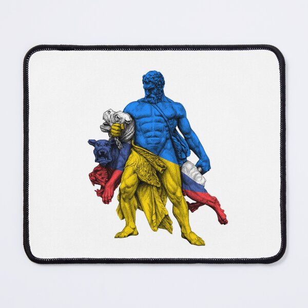 Item preview, Herculean Ukraine vs Mad Dog designed and sold by IraPanyukova.