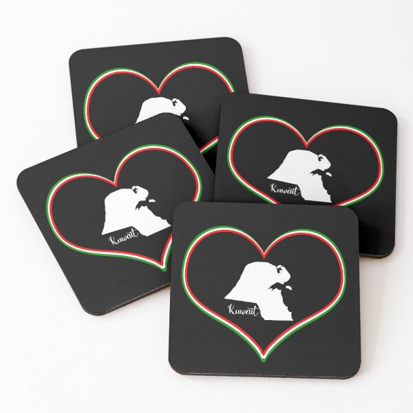Item preview, Black Heart Map Kuwait designed and sold by Astralia.