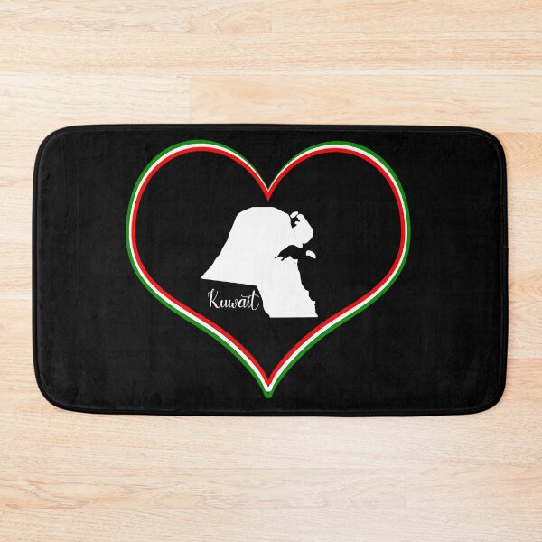 Item preview, Black Heart Map Kuwait designed and sold by Astralia.