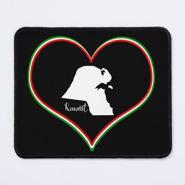 Item preview, Black Heart Map Kuwait designed and sold by Astralia.