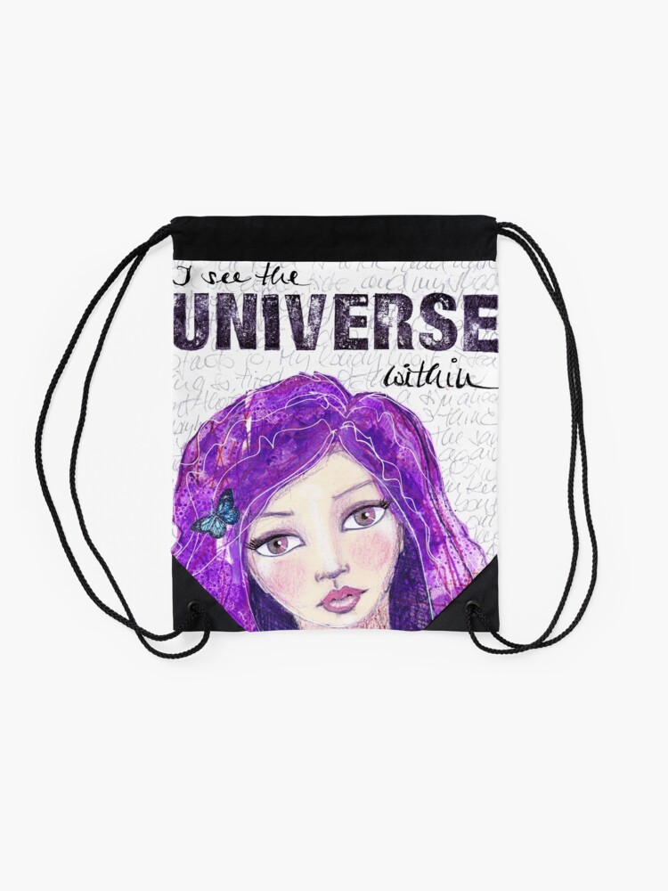 Alternative Ansicht von The universe within Turnbeutel