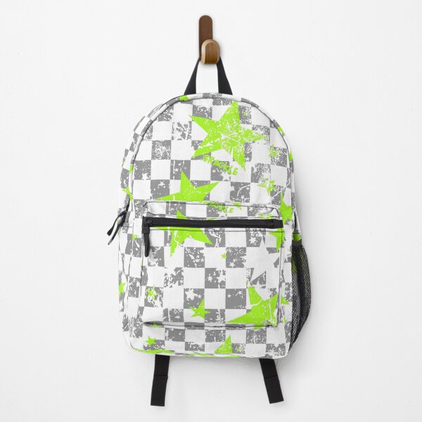 Item preview, Gray and Green Rockstar Checkerboard designed and sold by JanGrackle.