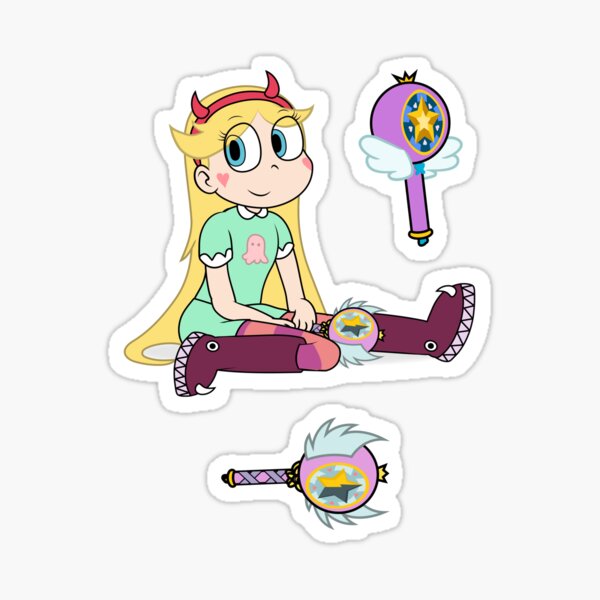 Sittin' Star Sticker