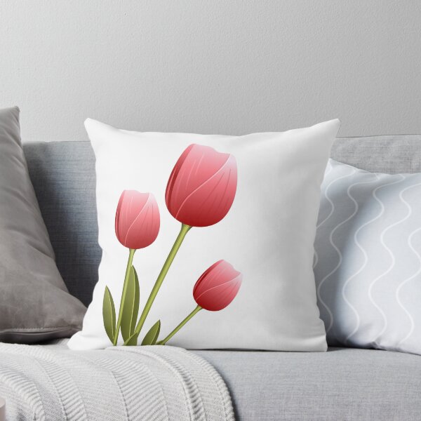 Aperçu de l'œuvre Tulipes de printemps, belle fleur de tulipes de printemps, fleur rose rouge créée et vendue par MamineShop.