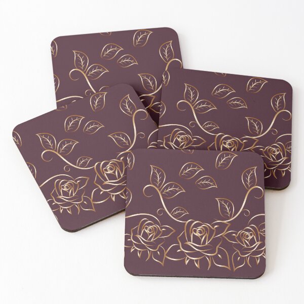 Item preview, Roses Copper Outline designed and sold by ChantalDesign.