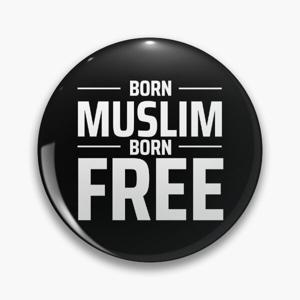 Item preview, born muslim - islamic art quotes designed and sold by EfenDesign.