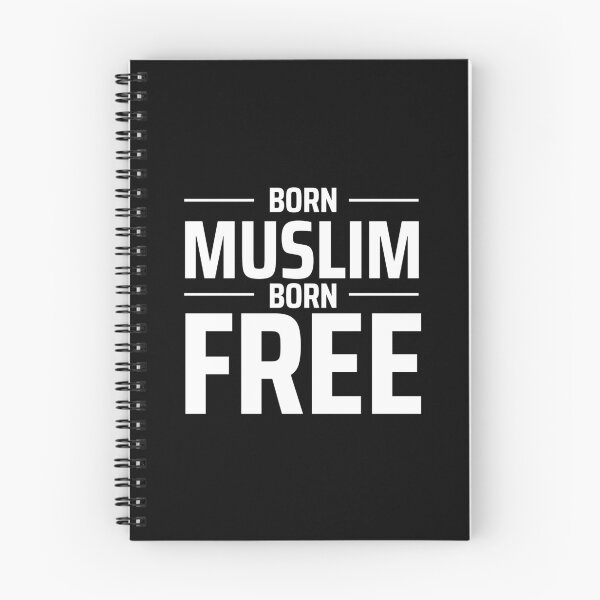 Item preview, born muslim - islamic art quotes designed and sold by EfenDesign.