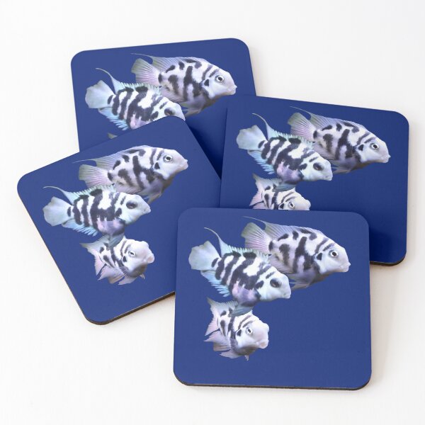 Item preview, POLAR BLUE PARROT FISH – ZEBRA CICHLID designed and sold by Danicus666.