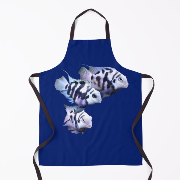 Item preview, POLAR BLUE PARROT FISH – ZEBRA CICHLID designed and sold by Danicus666.