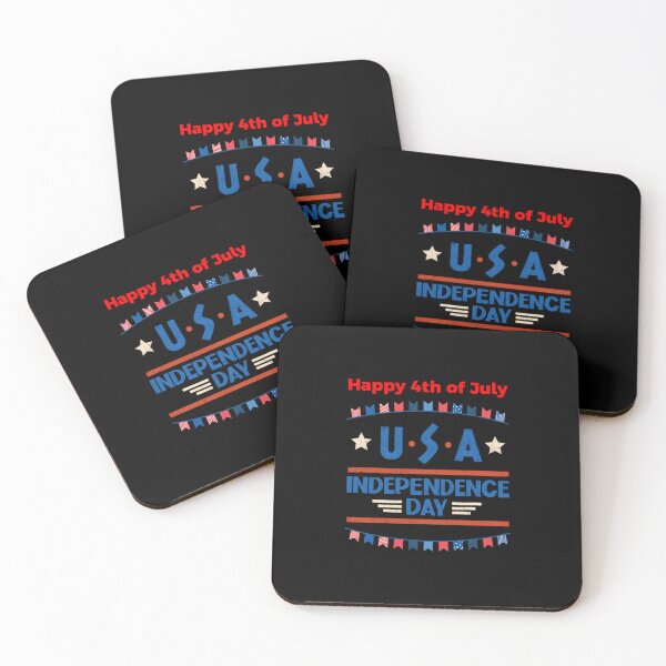Item preview, Happy 4th of July USA Independence Day Banner designed and sold by teewearstyle.