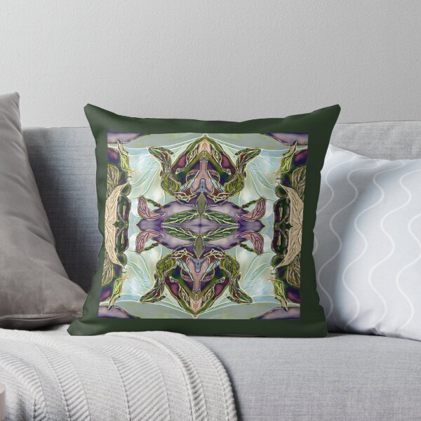 Earth goddess - Mediterranean Throw Pillow