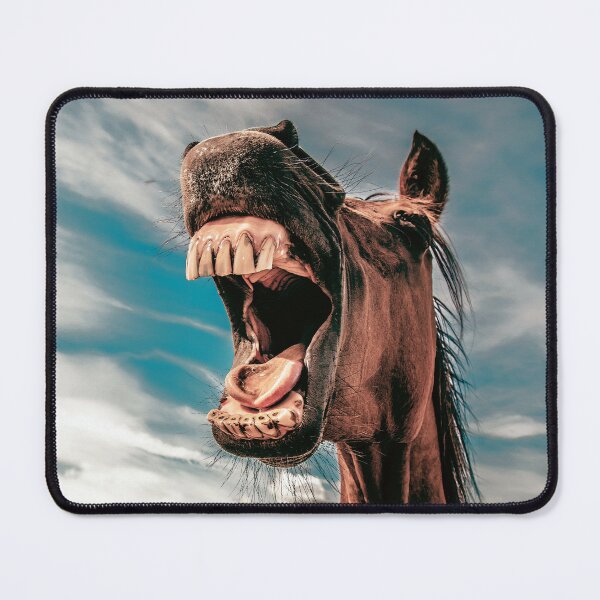 Cheval Motif Tapis De Souris PC Ordinateur - Drôle Animal