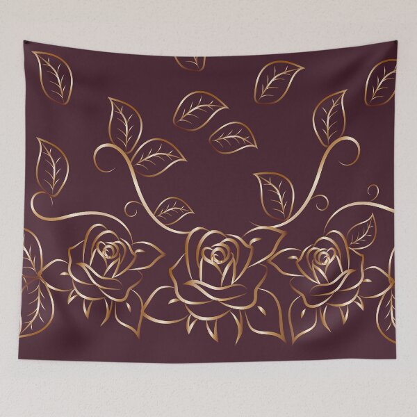 Item preview, Roses Copper Outline designed and sold by ChantalDesign.