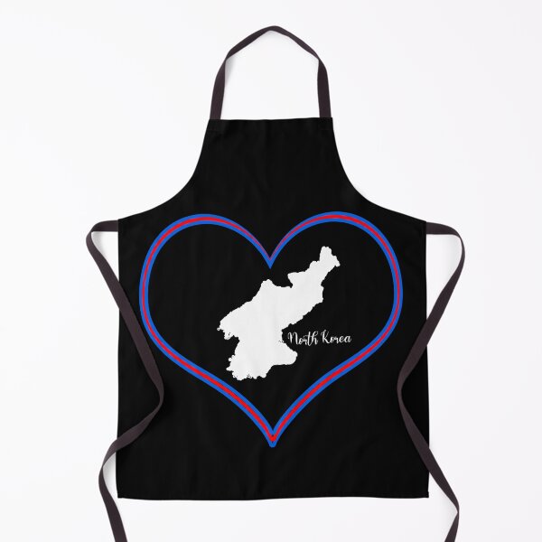 Item preview, Black heart North Korea map designed and sold by Astralia.
