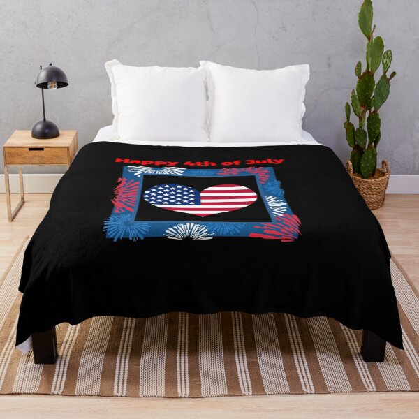 Item preview, Happy 4th of July USA Heart designed and sold by teewearstyle.