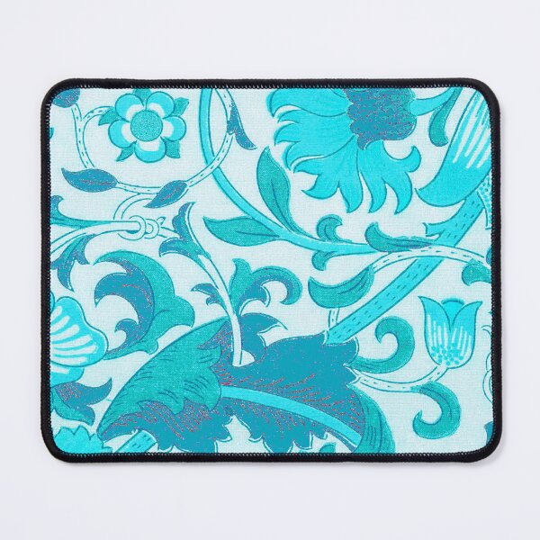 Item preview, Ocean Blue Colour Floral Lodden Pattern designed and sold by fowons.