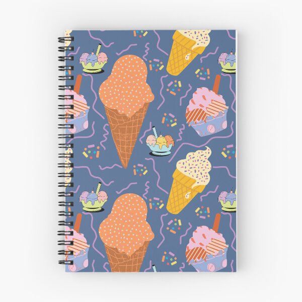 Item preview, Vintage Retro Ice Cream Party Seamless Pattern designed and sold by Itaya Art.