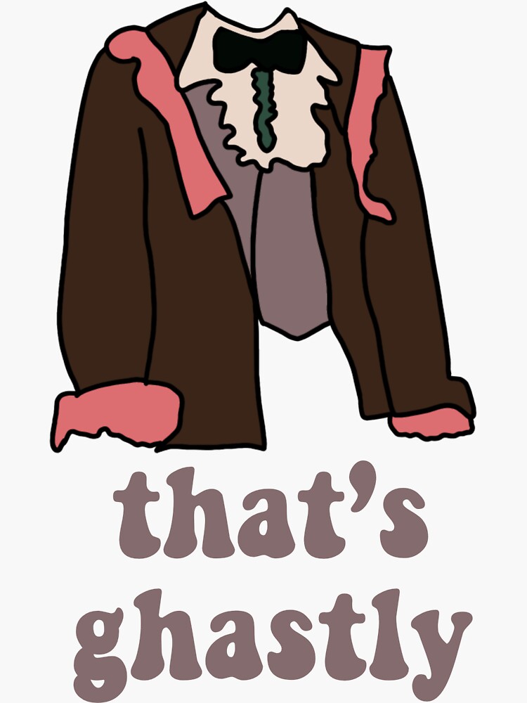 That’s Ghastly Ron Dress Robes | Sticker