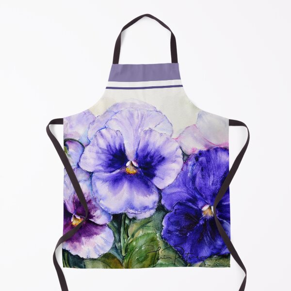Pansy Aprons for Sale | Redbubble