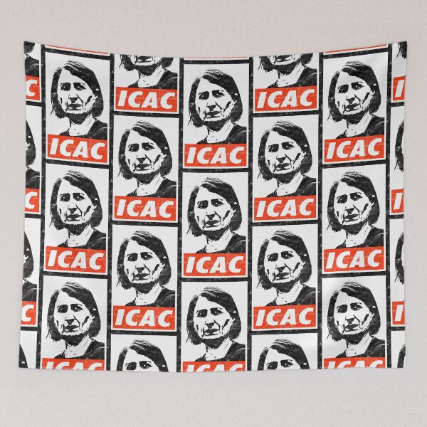 Item preview, ICAC (White Worn Look) designed and sold by politicalamity.