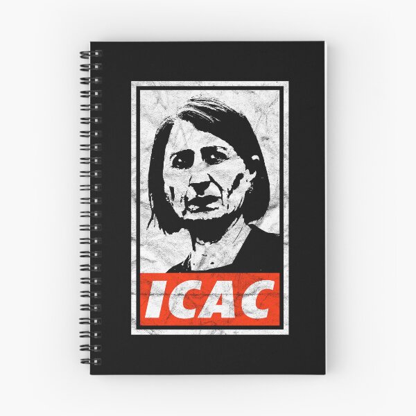 Item preview, ICAC (Black Worn Look) designed and sold by politicalamity.