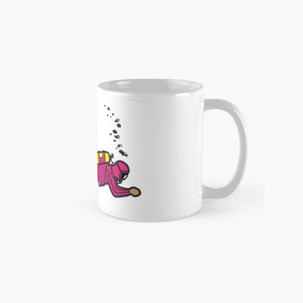 Pink Diver - Trim & Position Classic Mug