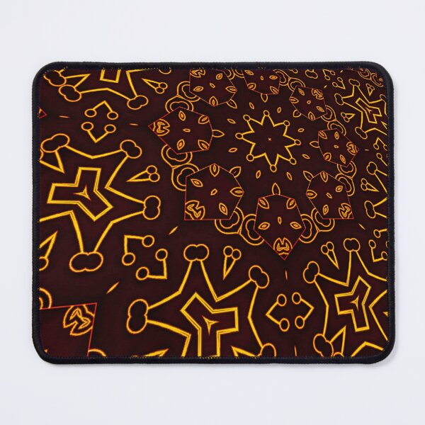 Item preview, Perspective of Pistil and flower batik Pattern, classic floral art pattern with Luxury brown style designed and sold by eReSStyle.